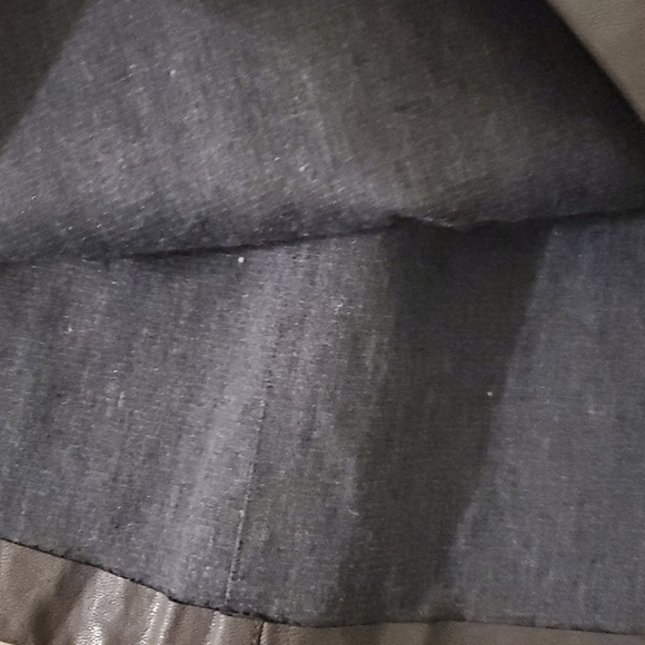 Dark Brown Zara Faux Leather Mini Skirt NWOT - Picture 10 of 12